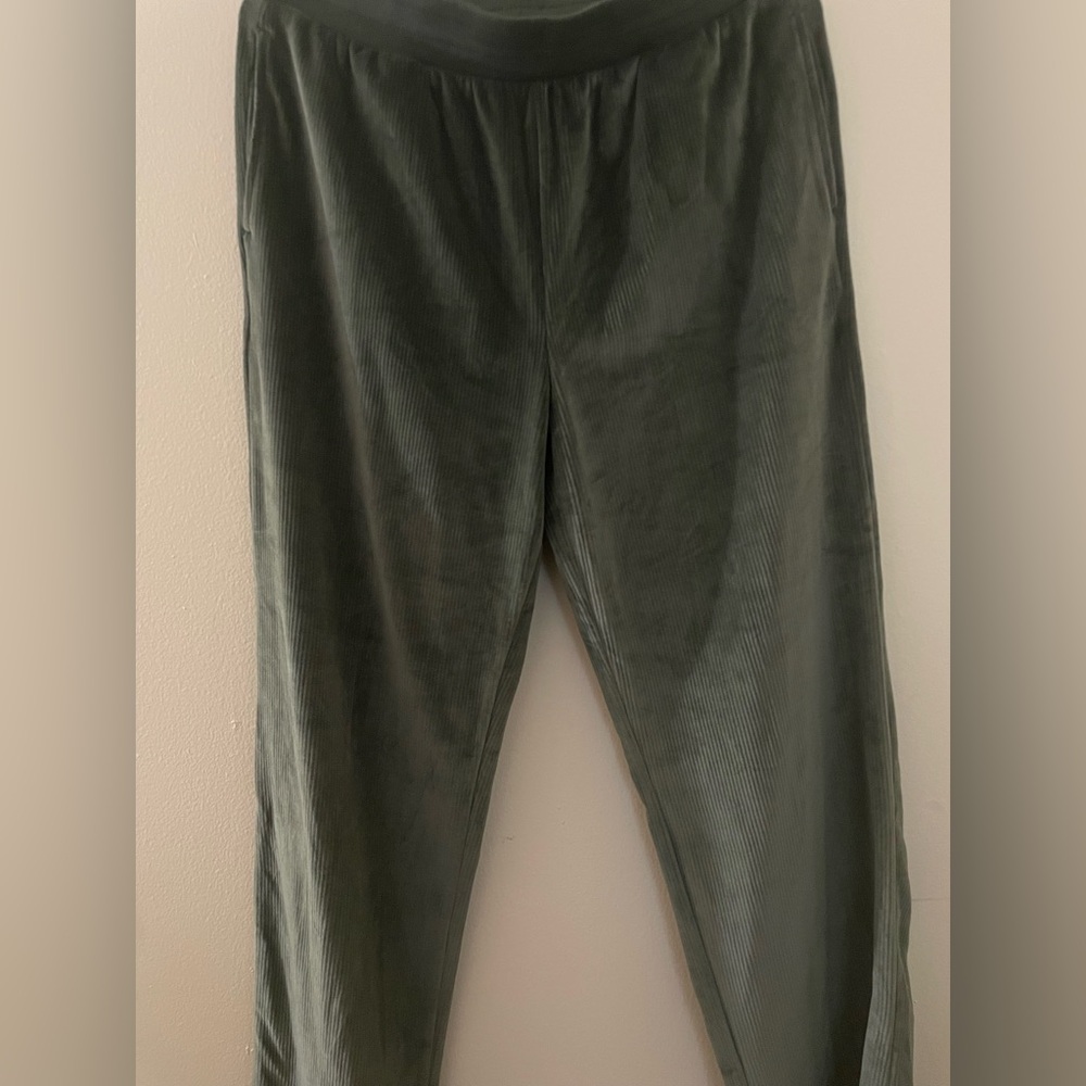 Green Corduroy Pants with Classic Style